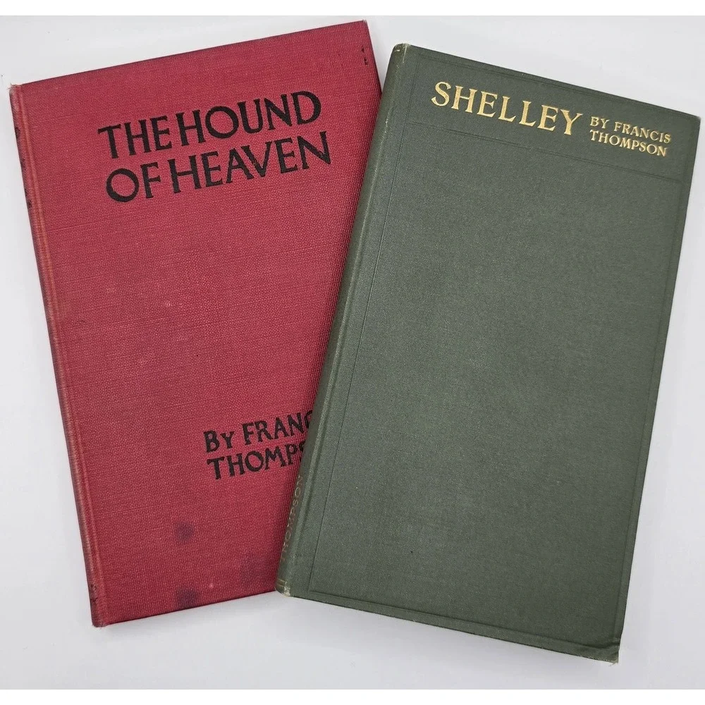 2 Lot - Author:‎ Francis Thompson - Books - Shelley & The Hound Of Heaven